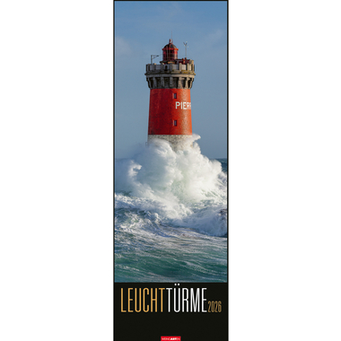 WEINGARTEN Calendario 2026 2951500+26 Leuchttürme DE 34x98cm