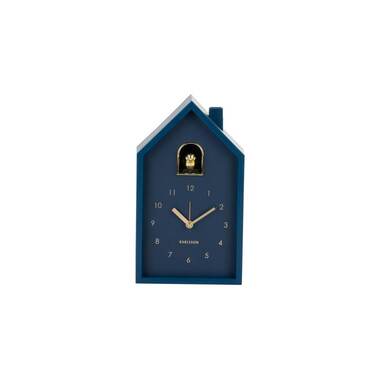 KARLSSON Wecker Modern Cuckoo Oro Dark Blue