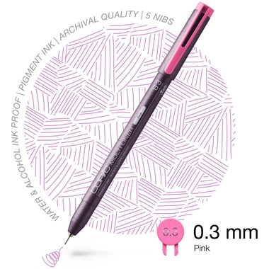 COPIC Multiliner 0.3mm 22075508 pink