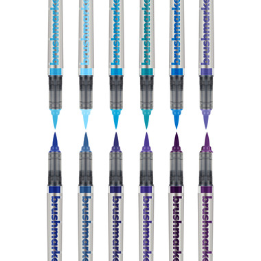 KARIN Brush Marker PRO 27C2 Sky colours 12 pcs.