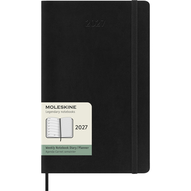 MOLESKINE Agenda Classic Large 2027 DSB12WN3Y27 1S/1P nero SC 13x21cm