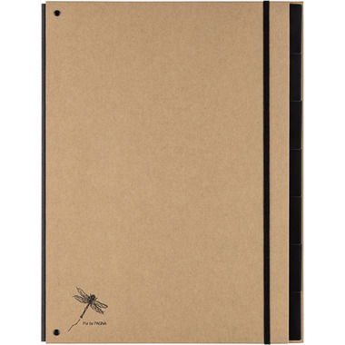 PAGNA Pultordner Pur A4 44007-11 natur 7-teilig