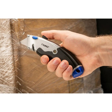 DAHLE Cutter Heavy Duty 10890-16224 noir/bleu, lame trapézoïdale