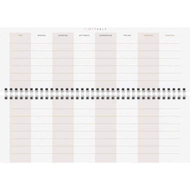 RIDOIDE Pultkalender Design Line 2027 7036311017.27 1W/2S Moon DE 29.7x10.5cm