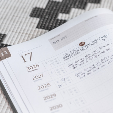 RIDOIDE 10 Jahresagenda 2026-2035 7022404016.26 1T/1S grau DE 21x29.1cm