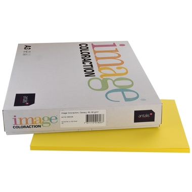 IMAGE COLORACTION Kopierpapier Canary A3 285483 120g, kanariengelb 250 Blatt