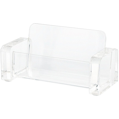 WEDO Visitenkartenhalter CRISTAL. 604416 11.5x5.5x5cm Acryl transp.