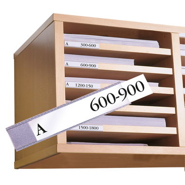 3L Beschriftungsfenster 30x150mm 3.75 PVC selbstklebend 10 Stück