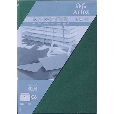 ARTOZ Enveloppes 1001 C6 107324183 100g, racing green 5 pcs.