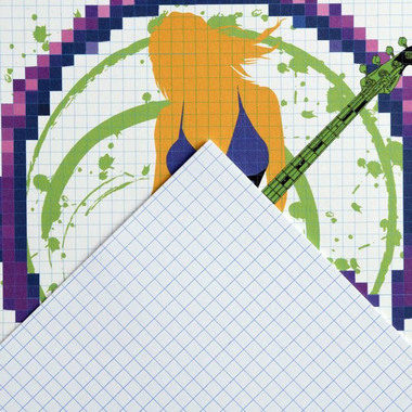 CANSON Bloc à dessin Pixel Art A4 32250P004 quadrillé, 120g 40 feuilles