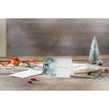 SIGEL Weihnachtskarten A6 DS086 Weihnachtsgesteck 25 Stück