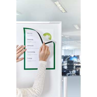 MAGNETOPLAN Cadre aimant magnetofix A4 1130305 vert 5 pcs.