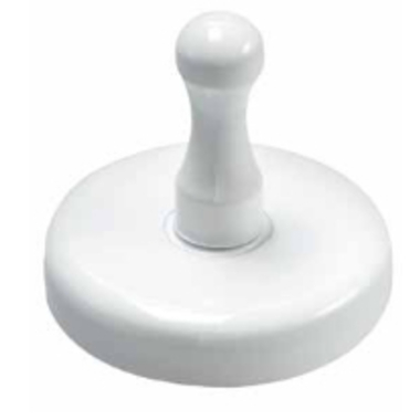 BEREC Griffmagnet 25mm GM25 S.49 weiss lackiert