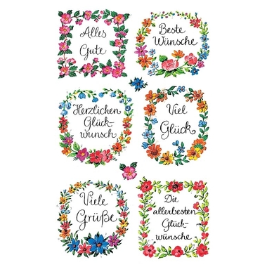 Z-DESIGN Sticker Creative 54216 Motivo 2 pezzi