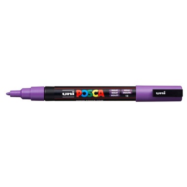 POSCA Marker 0.9-1.3mm PC-3M VIOLET violett, Rundspitze