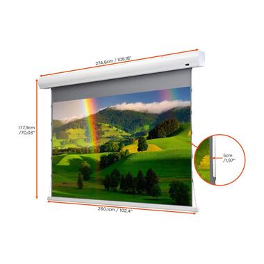 Celexon Tension Screen HomeCinema Dynamic Slate ALR 243x136cm 16:9