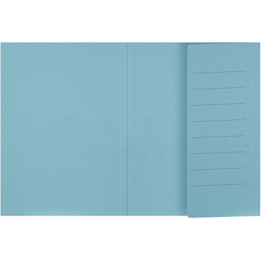 BIELLA Einlagemappe m. Klappe A4 25040105U blau 240g/m2 50 Stück