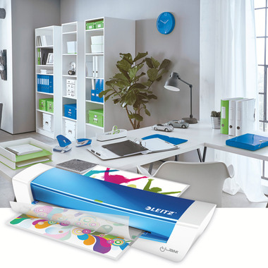 LEITZ Plastificatr. iLAM Home Office 73680036 blu A4