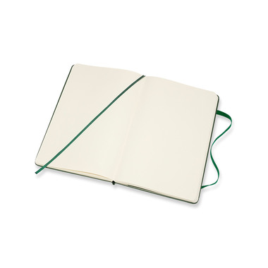 MOLESKINE Carnet HC L/A5 629070 en blanc, vert, 240 pages