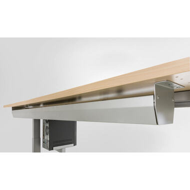 APOLLO Canalina per cavi 126cm VK16/W bianco, per tavoli da 160 cm