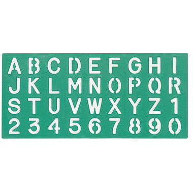 LINEX Schriftschablone 30mm 586200L
