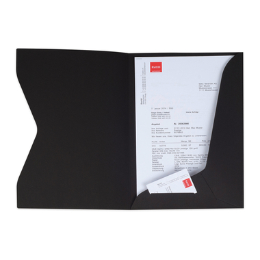 ELCO Dossier offre Prestige A4 29450.11 noir, 270gm2 10 pcs.