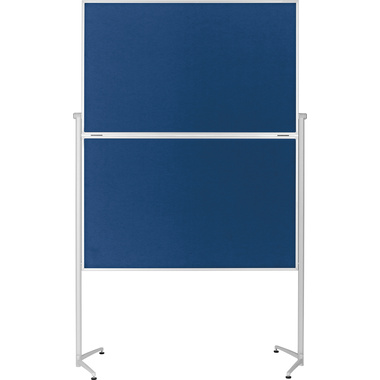 MAGNETOPLAN Design Lavagna Present. feltro 1151303 blu, piegabile 1200x1500mm