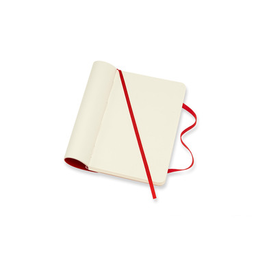 MOLESKINE Carnet P/A6 854610 en blanc,Soft Cover,scarlet