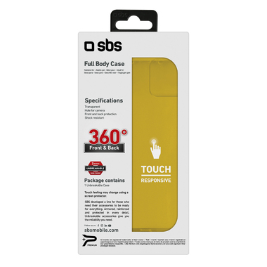 Transparent 360° cover for iPhone 12 Mini