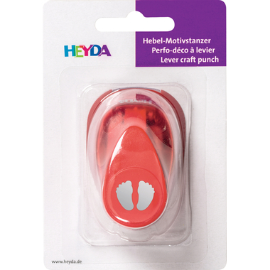 HEYDA Motivstanzer klein 1.7 cm 203687422 Füsse