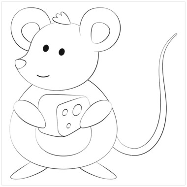 URSUS Set Immagini in carta crespa 21290006 Animali domestico 6 fogli