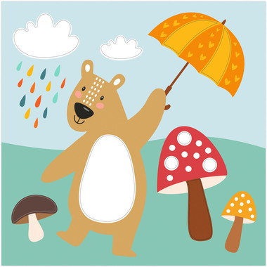 URSUS Bastelfilz Set 8800002F Forest Friends