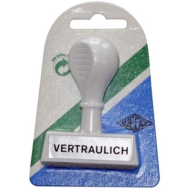 WEDO Porte-tampons texte 193 26 Vertraulich