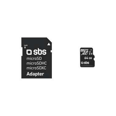 Scheda Micro SD 64 GB per immagini e video in HD