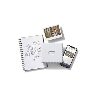 Fujifilm Mobiler Drucker Instax Link Wide Ash White