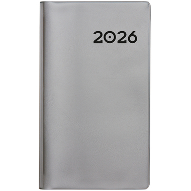 BIELLA Planer Paris 2026 851512280026U 1M/2S silber ML 7.5x12.6cm