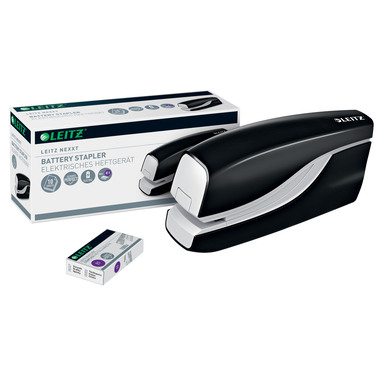 LEITZ Agrafeuse electron. NeXXt 5566 5566-10-95 noir 10 feuilles