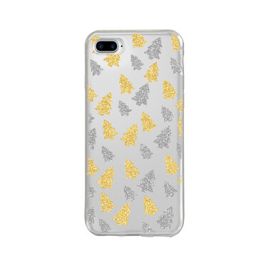 Coque avec arbres de Noël pour iPhone 8 Plus, 7 Plus, 6s Plus, 6 Plus