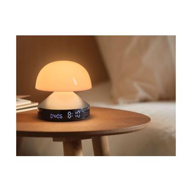 Lexon Light Alarm Clock Mina Sunrise Anthracite