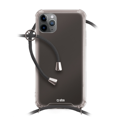 Durchsichtiges Cover mit Umhängeband für iPhone 11 Pro Max