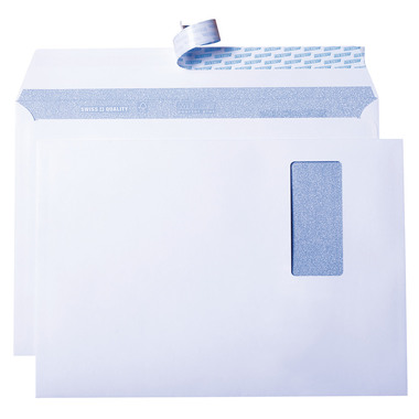 METTLER Buste finestra sinistra C4 9065-120-S20 120g,bianco,colla 20 pezzi