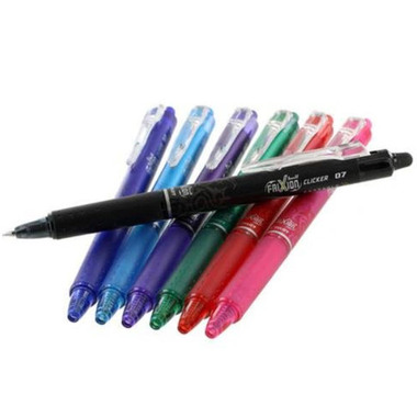 PILOT Frixion Clicker 0.7mm BLRT-FR7-R rouge, rechargeable, corrig.