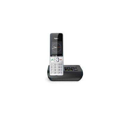 Gigaset Schnurlostelefon Comfort 500A Schwarz/Silber