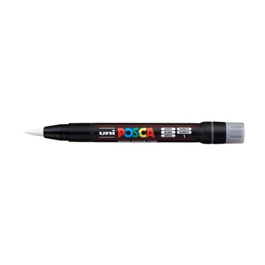 POSCA Pinsel-Marker 1-10mm PCF350 WHITE weiss