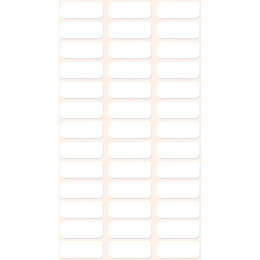 AVERY ZWECKFORM Haushaltetiketten 20×8mm 3073 weiss 234 Stück