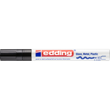 EDDING Paintmarker 750 2-4mm 750-1 CREA schwarz