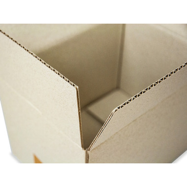 NEUTRAL Faltbox Graspapier 566321 150x160x220mm 25 Stk.
