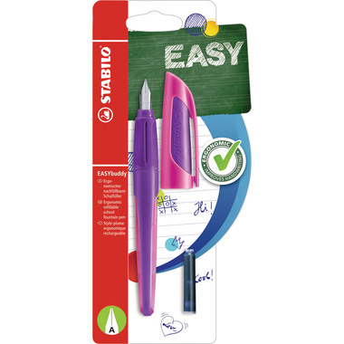STABILO Stylo plume EASYbuddy M B-51560-5 pourpre, magenta