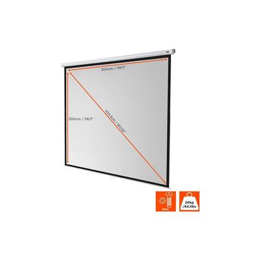 Celexon Rollo-Leinwand Eco 300x300cm 1:1