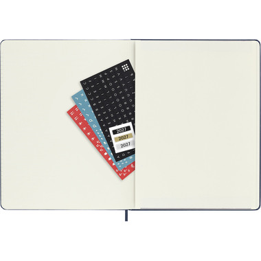 MOLESKINE Agenda Classic X-Large 2027 DHB2012WN4Y27 1W/1S saphir HC 19x25cm